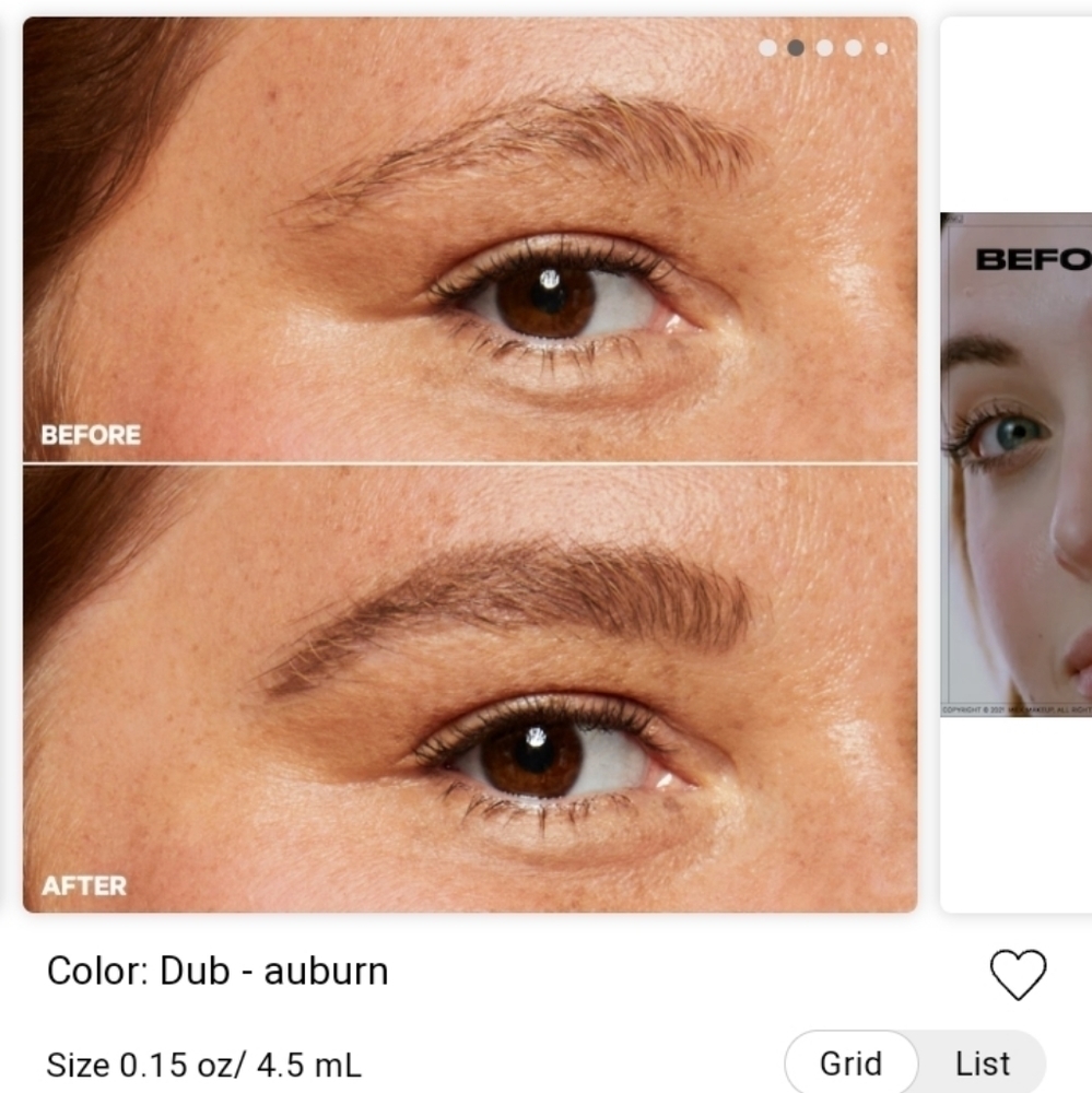 BRAND NEW MILK MAKEUP KUSH FIBER BROW GEL IN "DUB" AUBURN